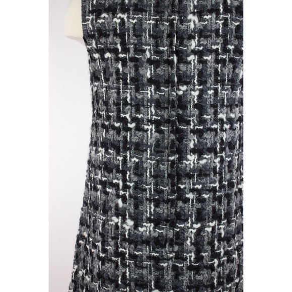 Dolce & Gabbana Tweed Sleeveless Wool Shift Dress - Picture 5 of 8